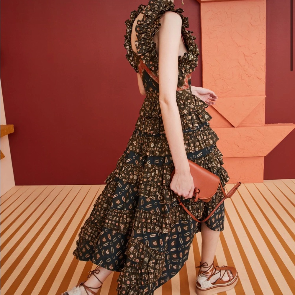 Ulla Johnson Spring 2022 Tribal Maxi  Nia Dress Size 4 - Picture 2 of 7